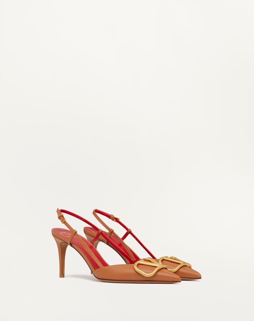VLogo Signature Calfskin Slingback Pump 80mm / 3.15 in. - Image 1